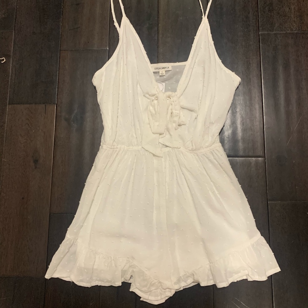 Cotton Candy LA they all fall playsuit